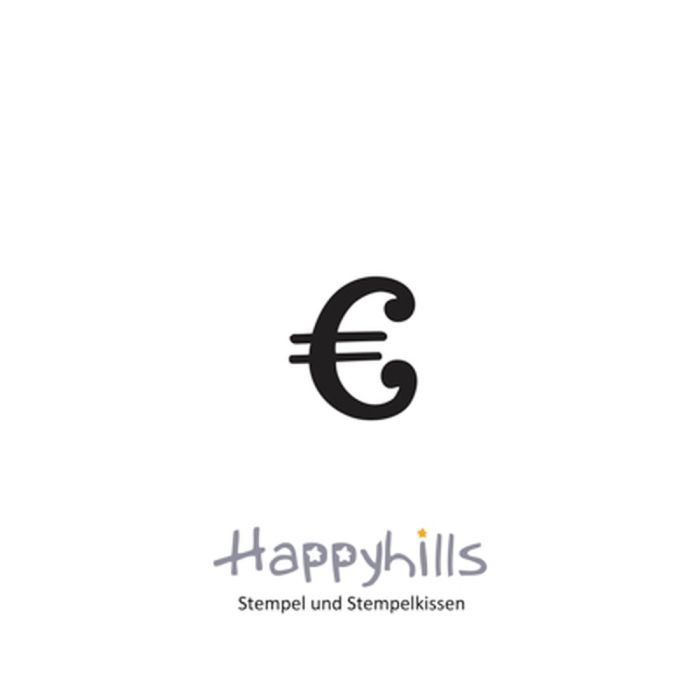 Stempel Eurozeichen 2,5 cm