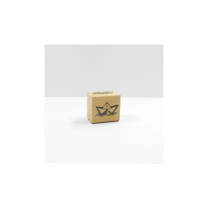 Stempel Papierschiff 1,8x3 cm, Bild 2 von 3