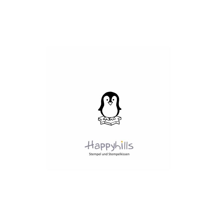 Stempel Pinguin 1,75x2,5 cm Happyhills Stempel