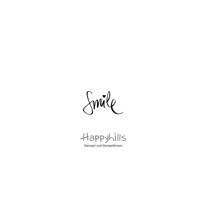 Stempel Smile 3x1,75 cm, Bild 1 von 3