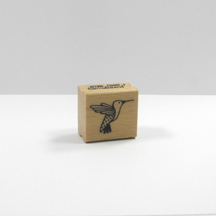 Stempel Kolibri rechts 3x2,19 cm Happyhills Stempel