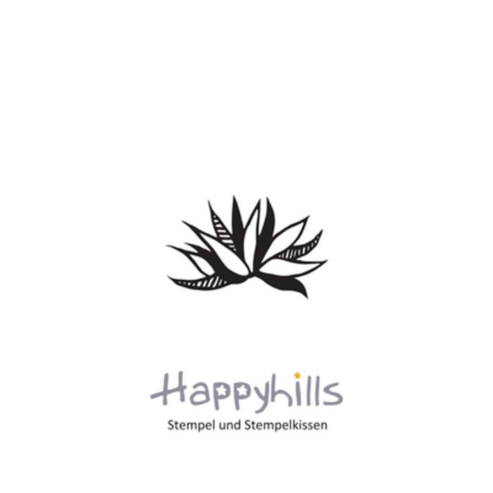 Stempel Aloe 3x1,92 cm