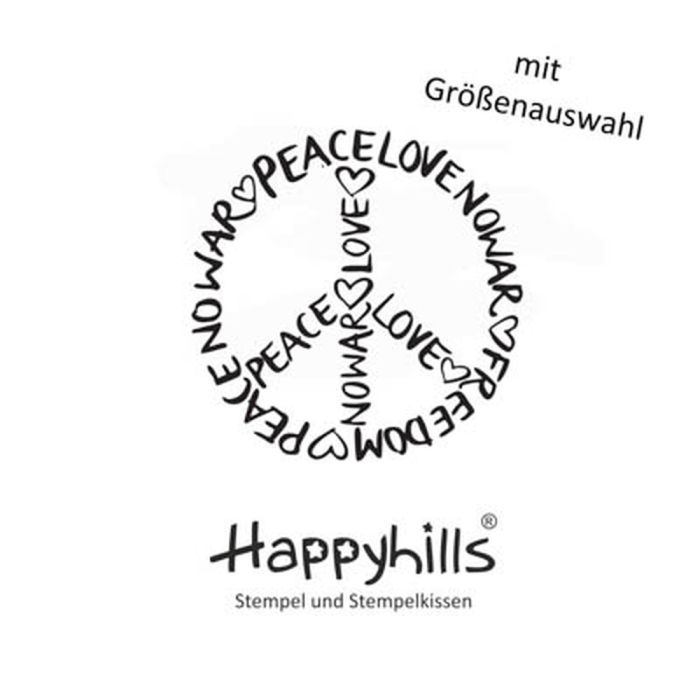 Stempel Peacezeichen 2,6 cm 00410447-00001 4260452468889  