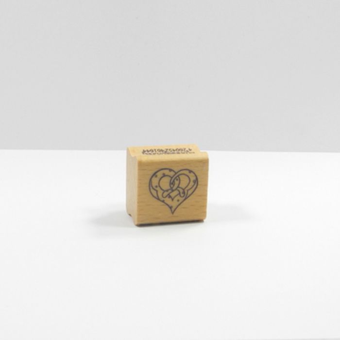 Stempel Brezenherz klein 2,2x2,3 cm Happyhills Stempel