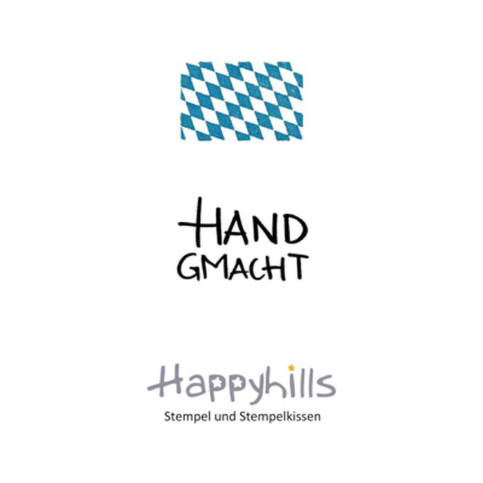 Stempel Handgmacht 2,1x1,4 cm Happyhills Stempel