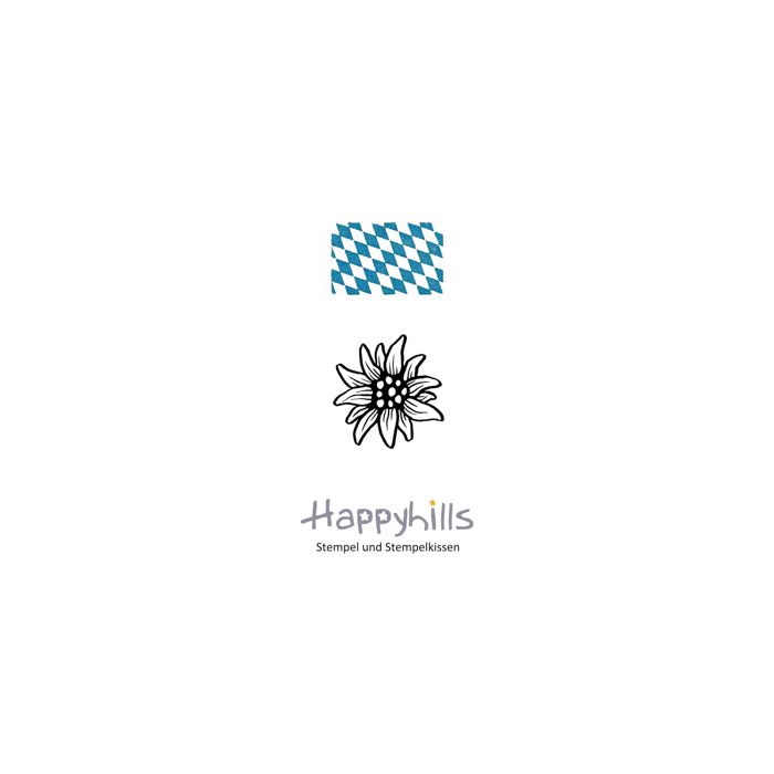 Stempel Edelweiss 2,6x2,55 cm, Bild 1 von 3