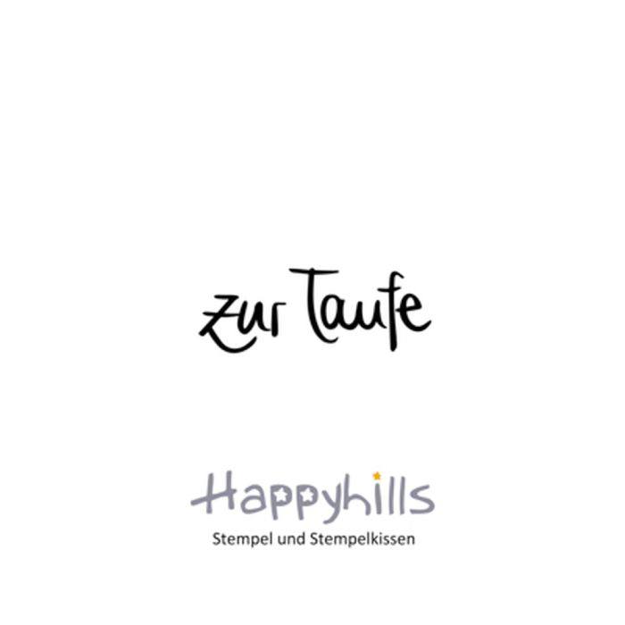 Stempel zur Taufe 4,84x1,8 cm