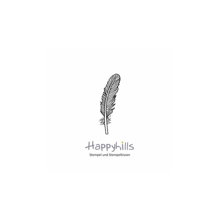 Stempel Feder 2x3,3 cm, Bild 1 von 2