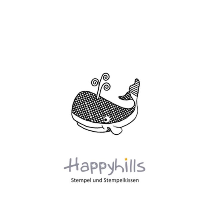 Stempel Wal 2,8x3 cm Happyhills Stempel
