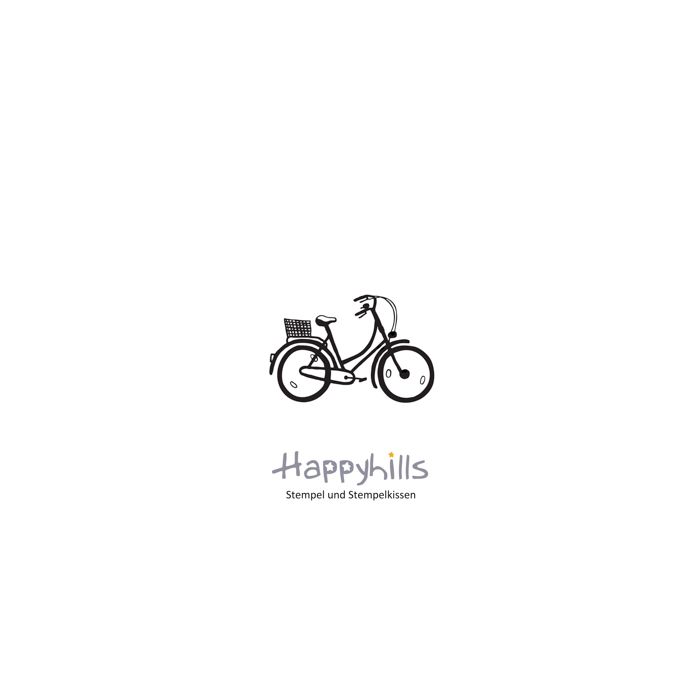 Stempel Fahrrad 4x2,63 cm
