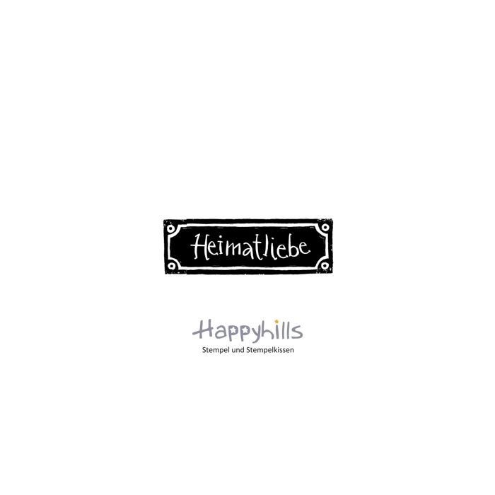 Stempel Heimatliebe 2,3x6,7 cm