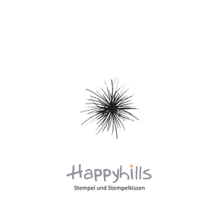 Stempel Feuerwerk/Gras 3,4x3,5 cm