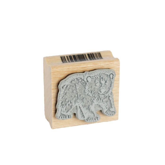 Stempel Eisbär läuft nach links 3,5x3,1 cm, Bild 3 von 4