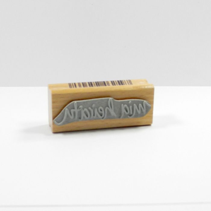 Stempel Mia heiratn 6,5x1,5 cm, Bild 3 von 3