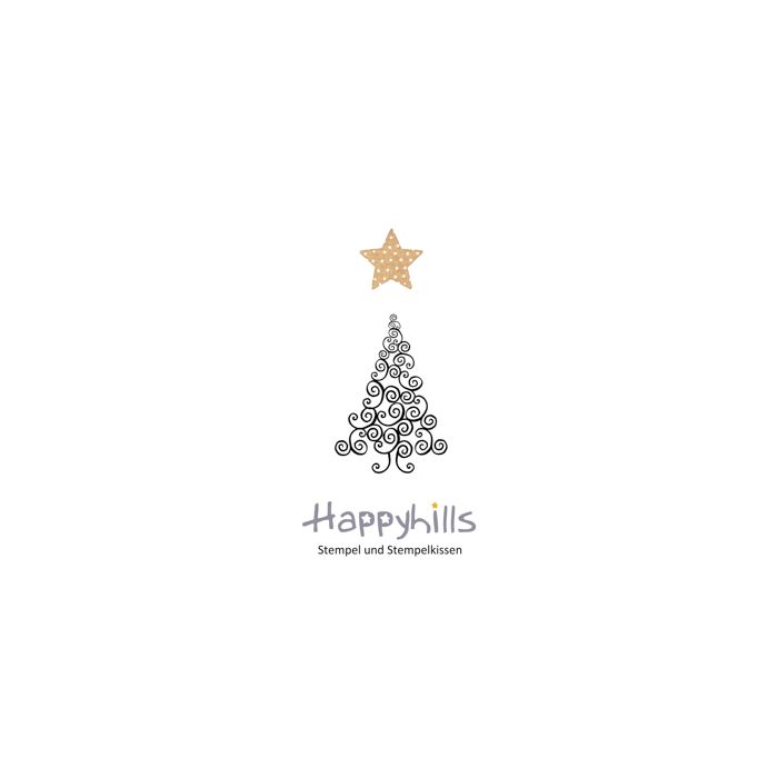 Stempel Tannenbaum 4,8x3,5 cm