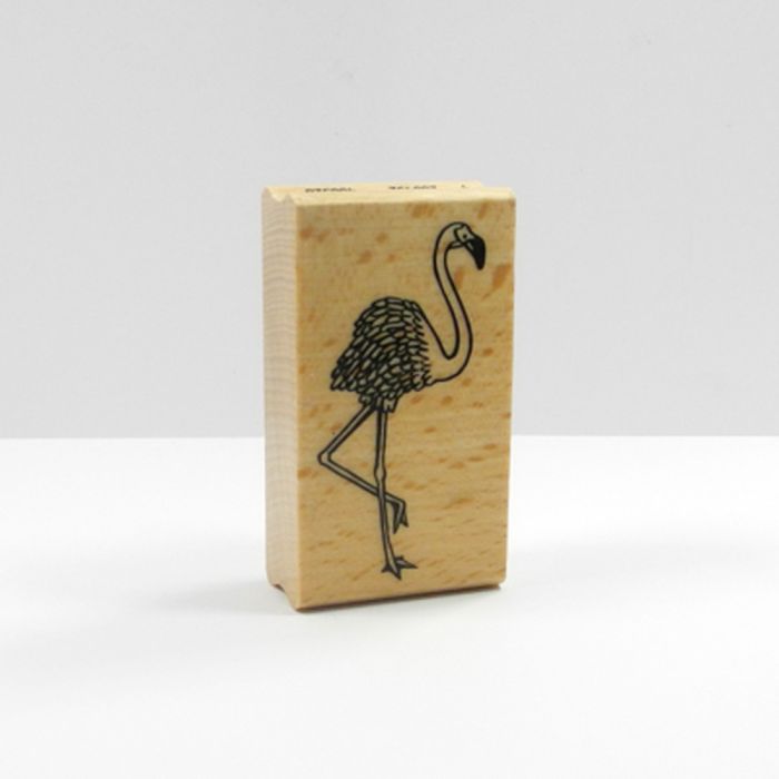 Stempel Flamingo 3,1x6,5 cm, Bild 2 von 3