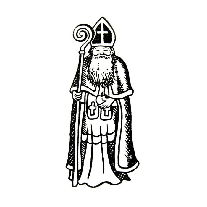 Stempel Bischof 2,5x6 cm Bischof, Bild 1 von 4