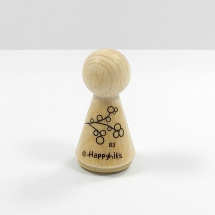 Figurenkegelstempel Zweig 2,3 cm, Bild 2 von 3