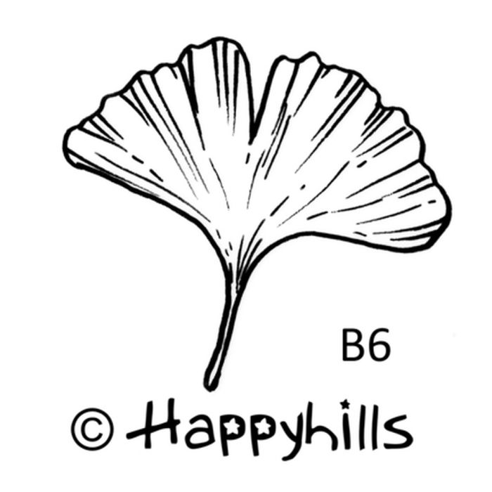 Figurenkegelstempel Ginko 2,3 cm, Bild 1 von 3