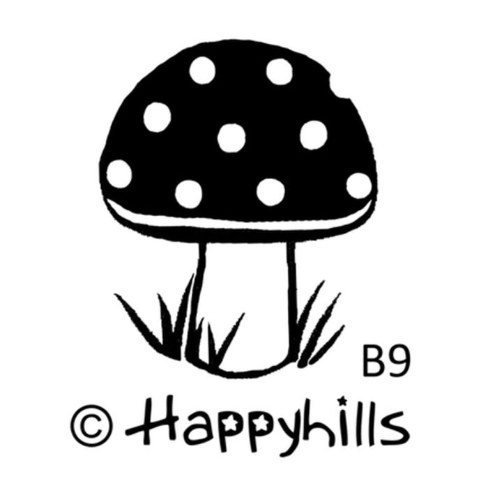 Figurenkegelstempel Fliegenpilz 2,3 cm, Bild 1 von 3