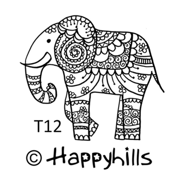 Figurenkegelstempel Elefant 2,3 cm, Bild 1 von 3