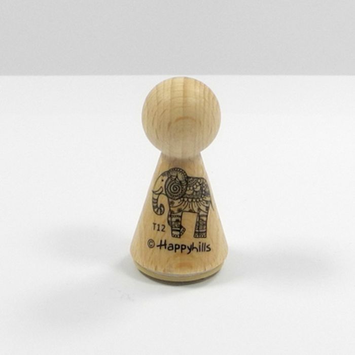 Figurenkegelstempel Elefant 2,3 cm, Bild 2 von 3