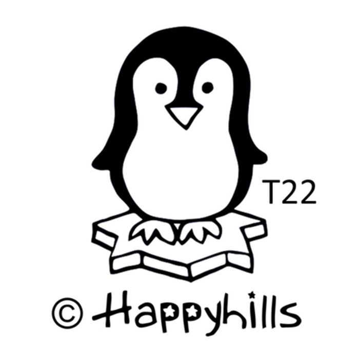 Figurenkegelstempel Pinguin 2,3 cm, Bild 1 von 3