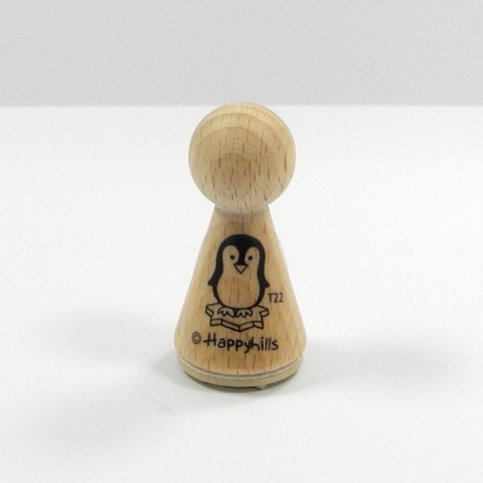 Figurenkegelstempel Pinguin 2,3 cm, Bild 2 von 3