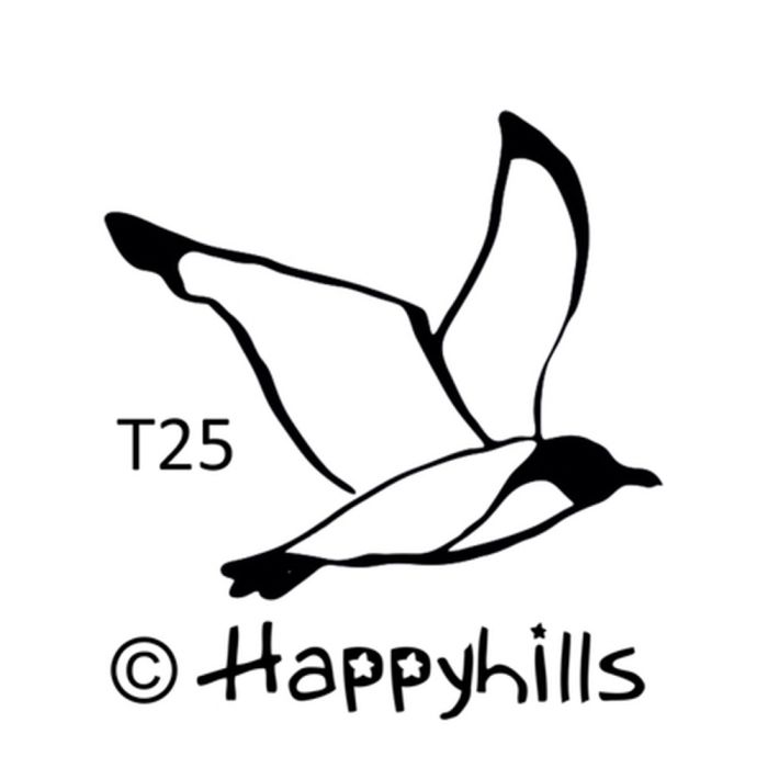 Figurenkegelstempel Möwe 2,3 cm Happyhills Stempel