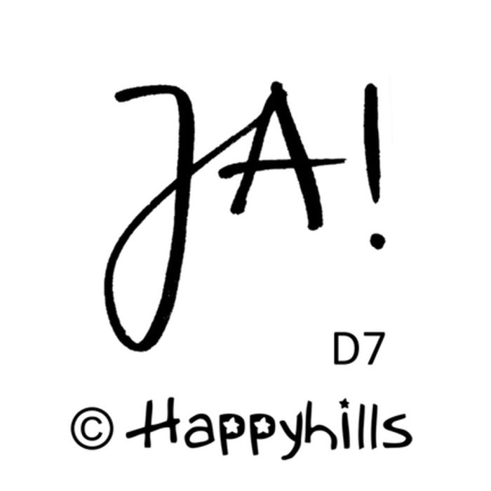Figurenkegelstempel Ja! 2,3 cm, Bild 1 von 3