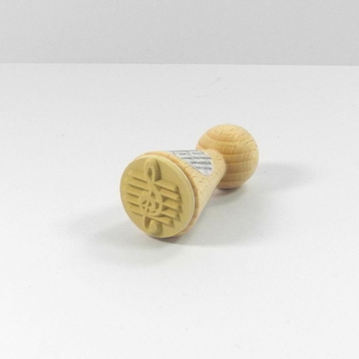 Figurenkegelstempel Notenschlüssel 2,3 cm, Bild 3 von 3