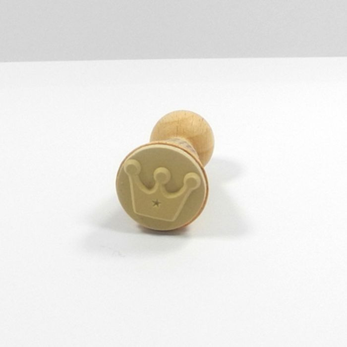 Figurenkegelstempel Krone 2,3 cm Happyhills Stempel