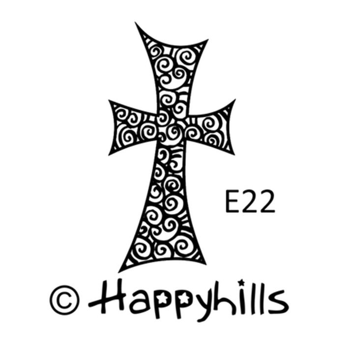 Figurenkegelstempel Kreuz 2,3 cm, Bild 1 von 3