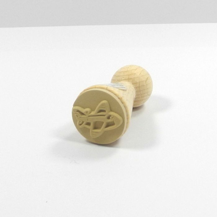 Figurenkegelstempel Flugzeug 2,3 cm Happyhills Stempel