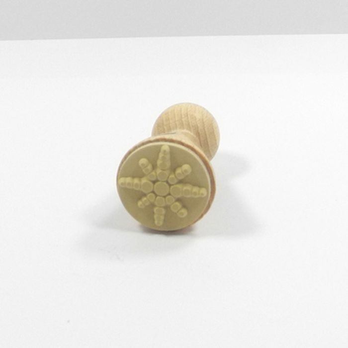 Figurenkegelstempel Stern gepunktet 2,3 cm, Bild 3 von 3