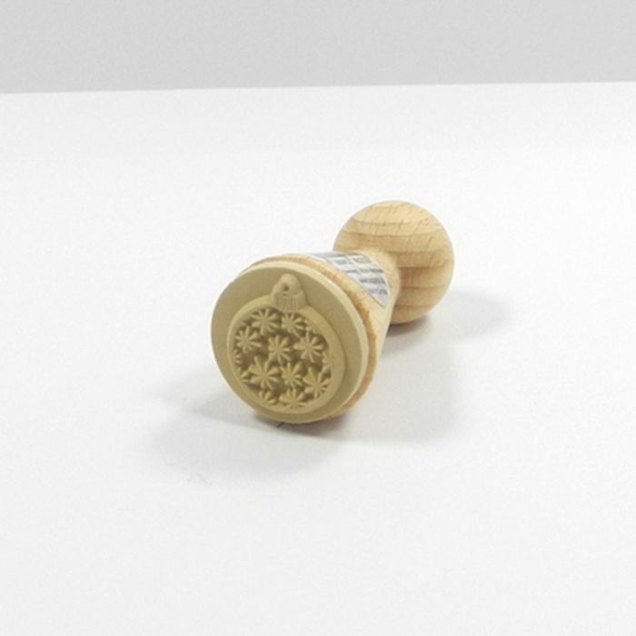 Figurenkegelstempel Christbaumkugel 2,3 cm Weihnachten, Bild 3 von 3