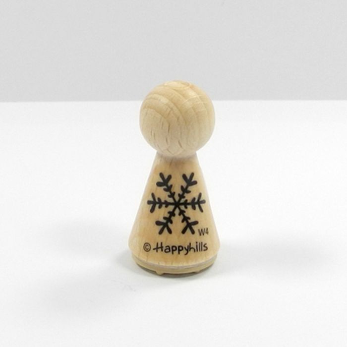 Figurenkegelstempel Schneeflocke 2,3 cm Weihnachten, Bild 2 von 3