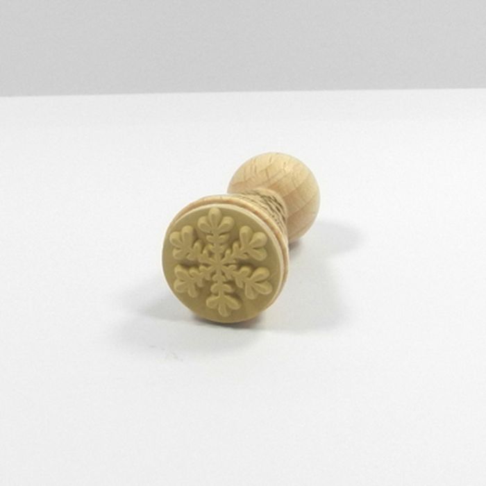 Figurenkegelstempel Schneeflocke 2,3 cm Weihnachten, Bild 3 von 3