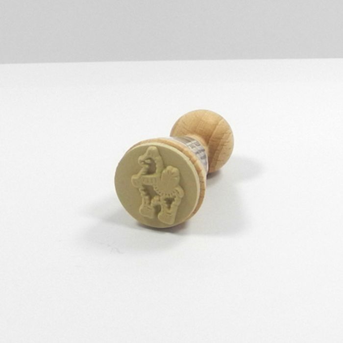 Figurenkegelstempel Weihnachtslama 2,3 cm, Bild 3 von 3