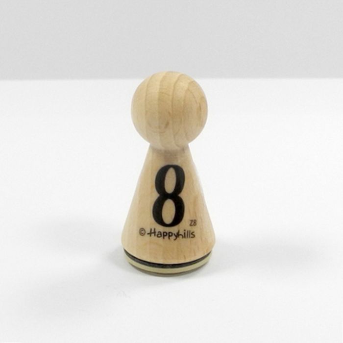 Figurenkegelstempel Zahl 8 2,3 cm, Bild 2 von 3
