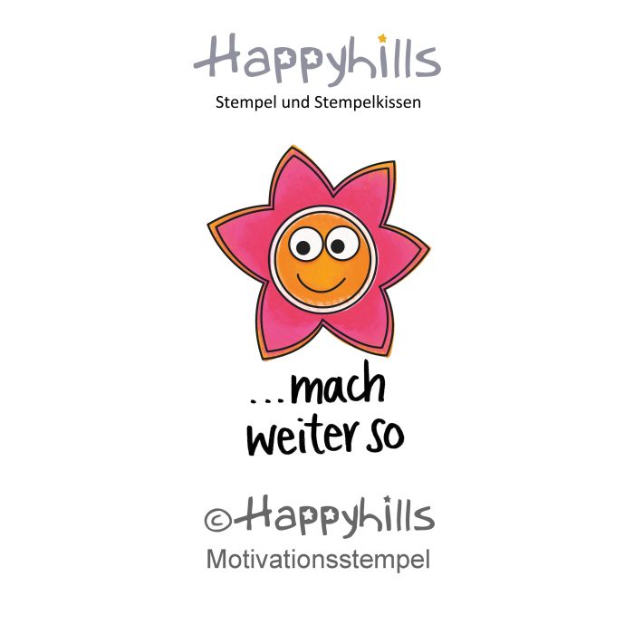 Stempel mach weiter so 2,5X3,5 cm
