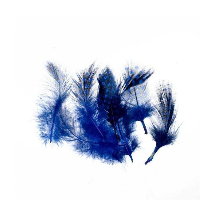 Federn dunkelblau 20 St 0051-14 4016490325369  