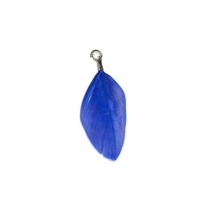 Federn als Anhänger blau uni 0053-01171 4016490835677  