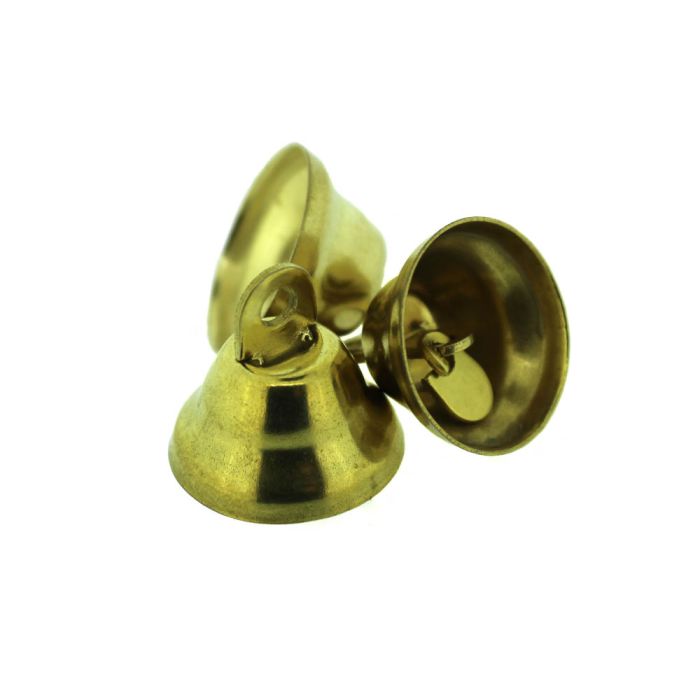 Glocke vermessingt goldfb. 17 mm 0102-17935 4016490011217  