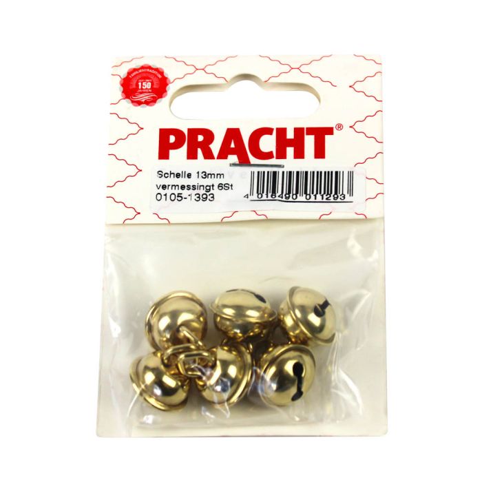 Schelle vermessingt goldfb. 13 mm 0105-13935 4016490011293  