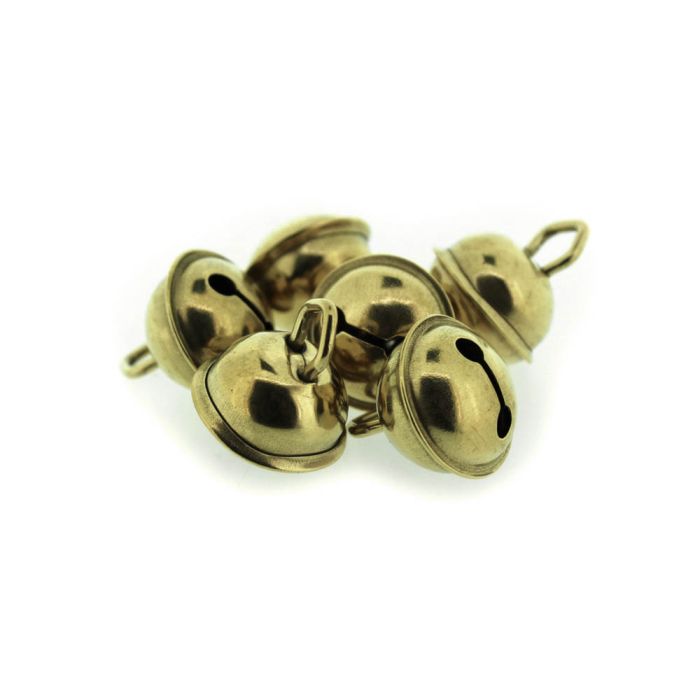 Schelle vermessingt goldfb. 15 mm 0105-15935 4016490011316  