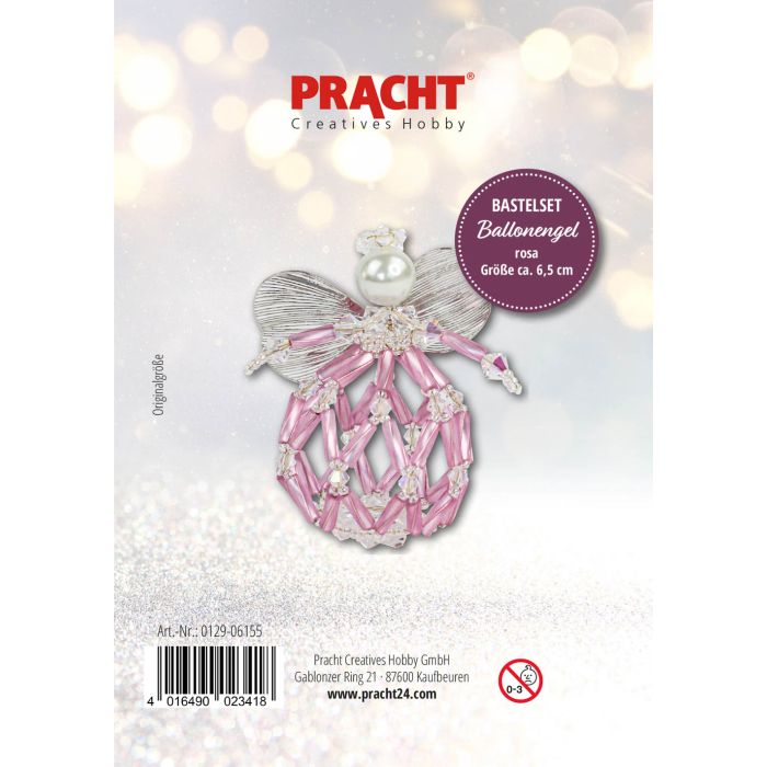 Bastelset Ballonengel rosa ca. 6,5 cm, Bild 1 von 4