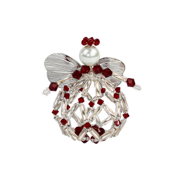 Bastelset Ballonengel rot kristall ca. 6,5 cm, Bild 2 von 2