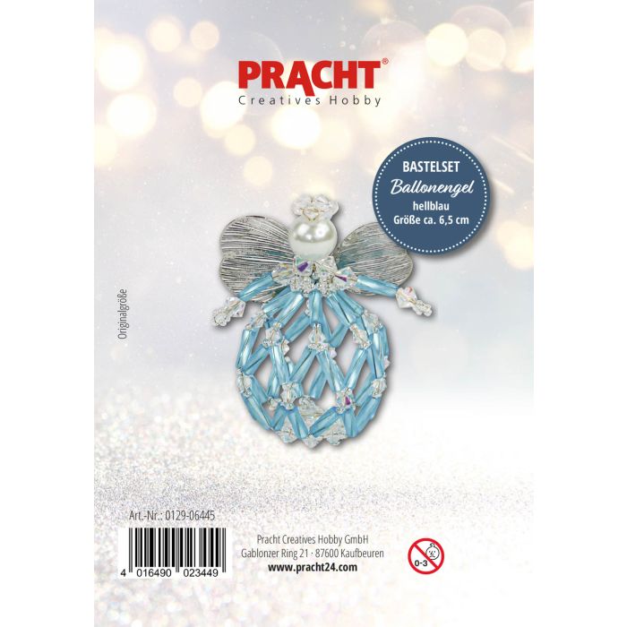 Bastelset Ballonengel hellblau ca. 6,5 cm, Bild 1 von 2