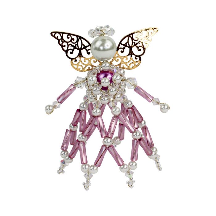 Bastelset Goldengel rosa ca.7 cm 0130-07155 4016490023463  